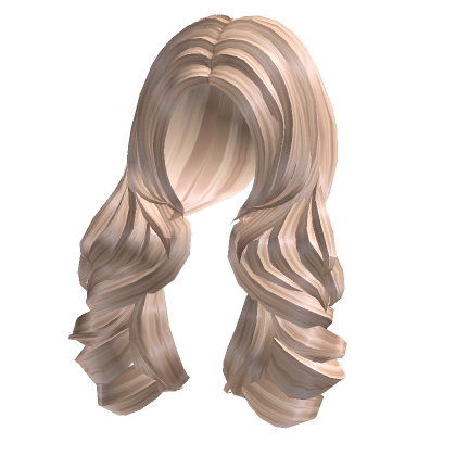 Blonde curly celebrity hair, Roblox Wiki