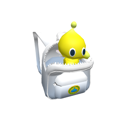 Roblox Item White Waving Chao Backpack