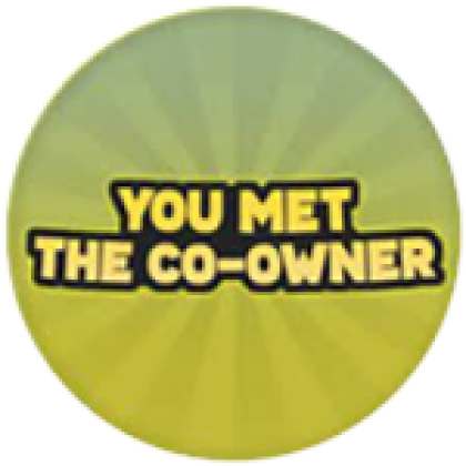 Co-Owner - Roblox