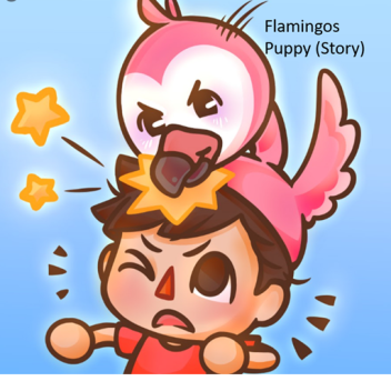 Flamingos Puppy (Sad Story) (UPDATE)