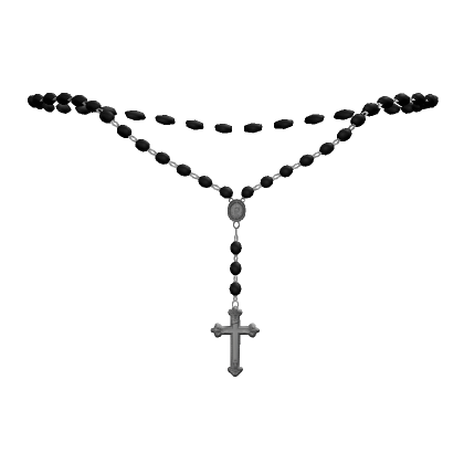 Roblox Item Rosary Cross Necklace V2 1.0 
