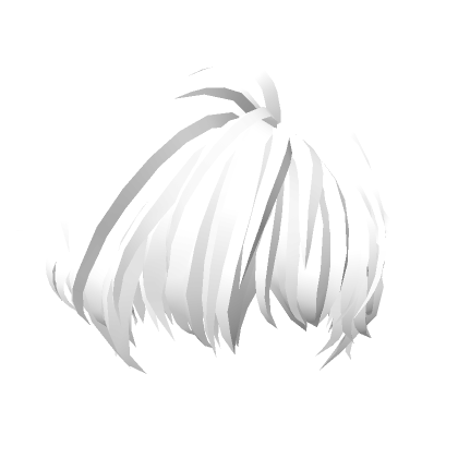 Really White 3D Messy Hairstyle 2.0's Code & Price - RblxTrade