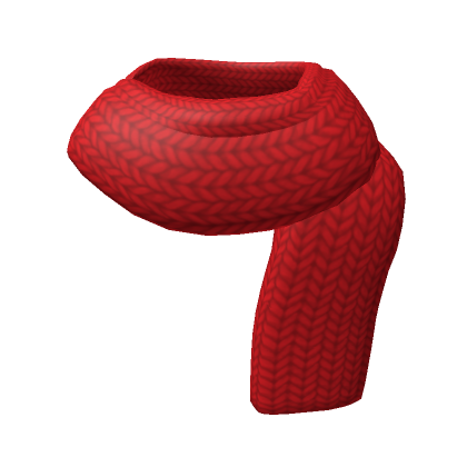 Roblox Item Red Knit Scarf (3.0)