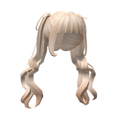 Charming Loose Anime Pigtails Hairstyle in Blonde | Roblox Item - Rolimon's