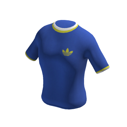 adidas Blue Yellow Tee Roblox Item Rolimon s