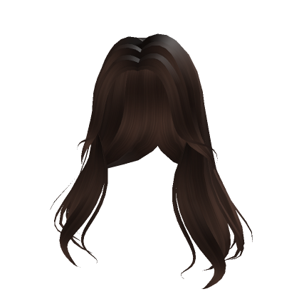 Roblox Item Brown Aesthetic Flowy Over The Shoulder Hair