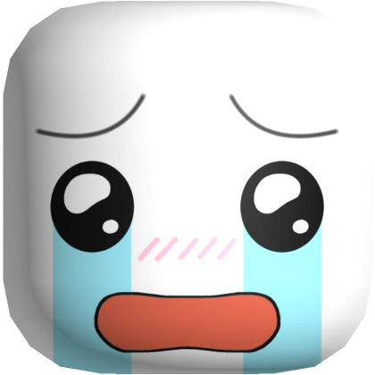 Kawaii Sad Crying Face  Roblox Item - Rolimon's