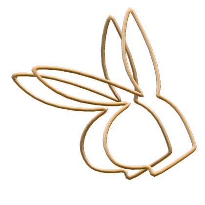 Icon Bunny Hoop Earrings Gold Roblox Item Rolimon s