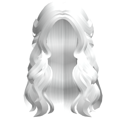 Long Luscious Popular Preppy Hair (Black White) - Roblox