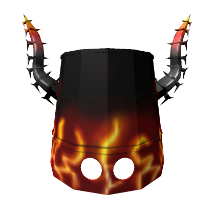red fiery horns roblox id