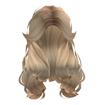 Long Layered Butterfly Cut in Golden Blonde | Roblox Item - Rolimon's