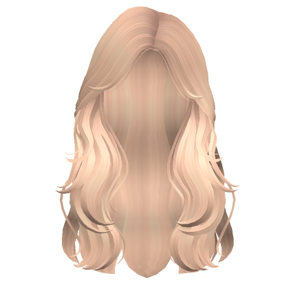 Blonde Messy Wavy Hair  Roblox Item - Rolimon's