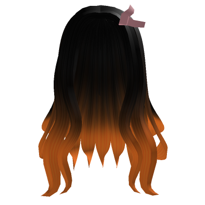 Long Nezuko Anime Hair Roblox Item Rolimon s