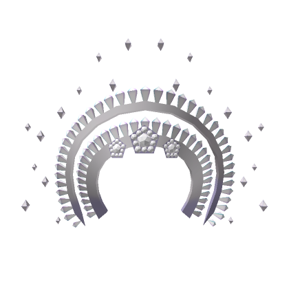 Roblox Item Crystal Crown - White