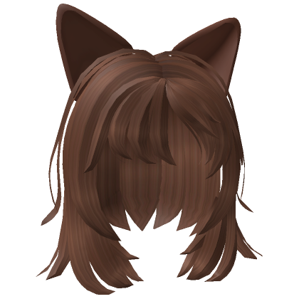 7) Cat Ear Hair - Roblox