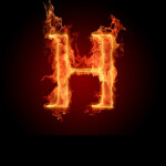 letter h fire