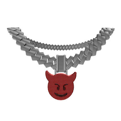 Y2k Iced Out Demon Chain Roblox Item Rolimon s