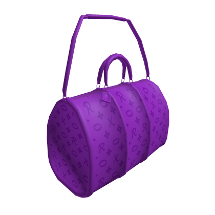 Roblox Item Purple Luxury Dufflebag 1.0