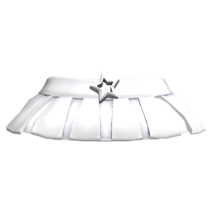White skirt hotsell roblox