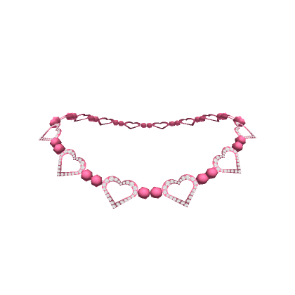 Pink rhinestone necklace store