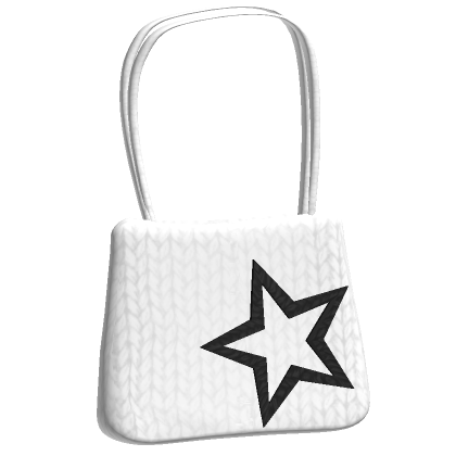 Y2K Star Knit Tote Bag  Roblox Item - Rolimon's