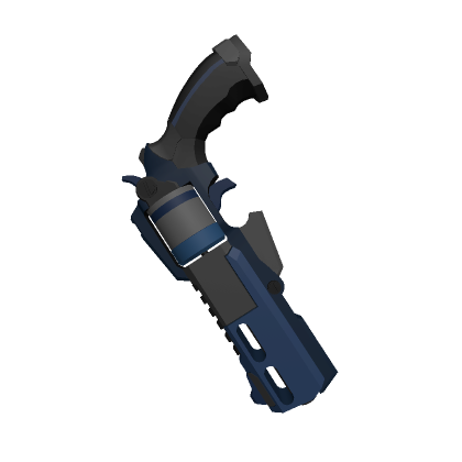 Blue Cyber Heavy Revolver (Left) | Roblox Item - Rolimon's