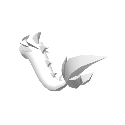 White Kemono Dragon Tail | Roblox Item - Rolimon's