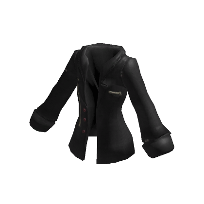 Stitched-Up School Blazer Jacket - Black | Roblox Item - Rolimon's