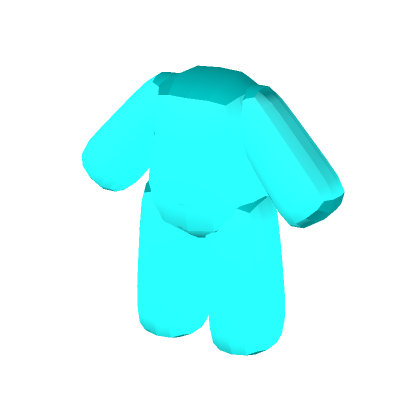 Roblox Item (Mini) Plushie Avatar - Glowing Cyan