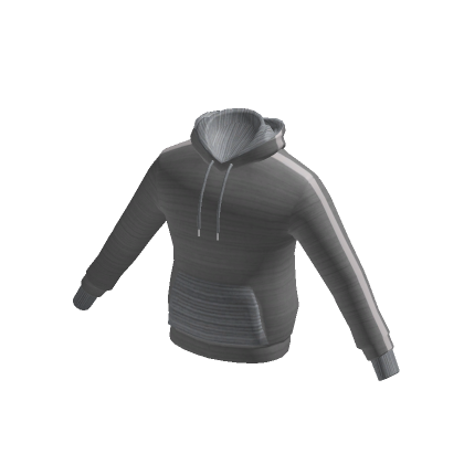 Casual Hoodie Grey with White Stripe | Roblox Item - Rolimon's