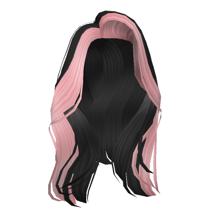 Roblox Item Dream Girl Hair Black Pink