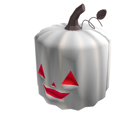 Roblox Item Friendly Pumpkin Head - White Glow