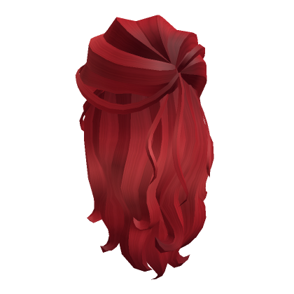 Roblox Item Princess Twist Hair - Red