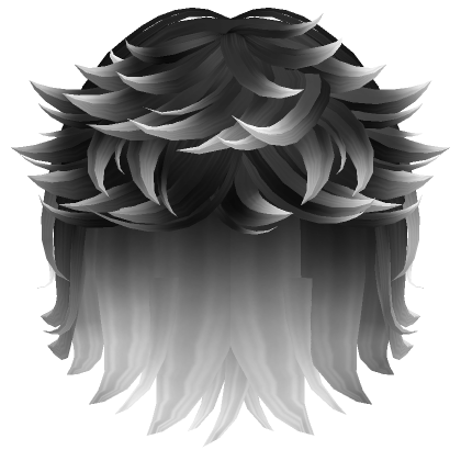 Messy Boy Hair in Black to White's Code & Price - RblxTrade