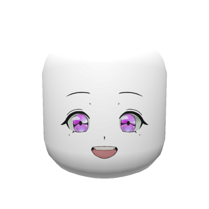 Happy Girl Face - Roblox