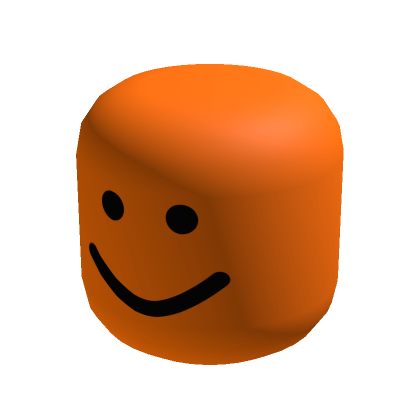 Roblox Item Real Biggest Head Ever Orange
