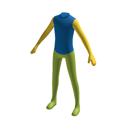 How to make your character look like a Classic Noob in Roblox on