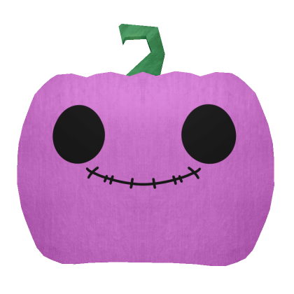 Roblox Item cute pumpkin face purple