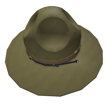 Drill Sergeant Hat [Green] | Roblox Item - Rolimon's