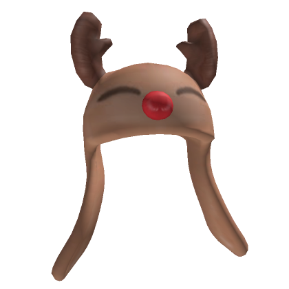 Roblox Item Fluffy Festive Reindeer Hat