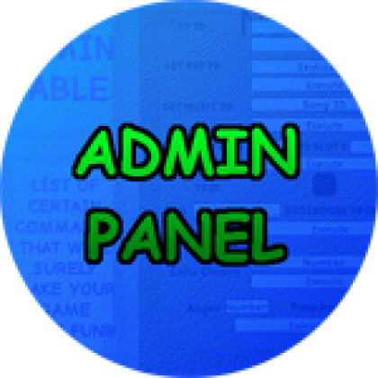 Admin Panel - Roblox