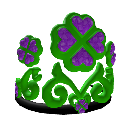 Roblox Item Clover Crown || Purple Variant || Limited Time