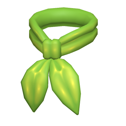 Roblox Item Green 70s Neck Scarf