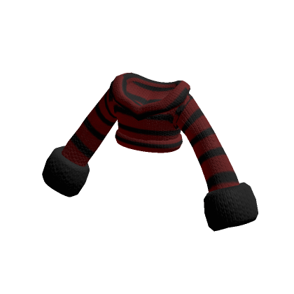 Roblox Item Oversized Red And Black Sweater