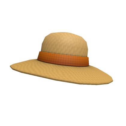 Orange Anime Straw Hat | Roblox Item - Rolimon's