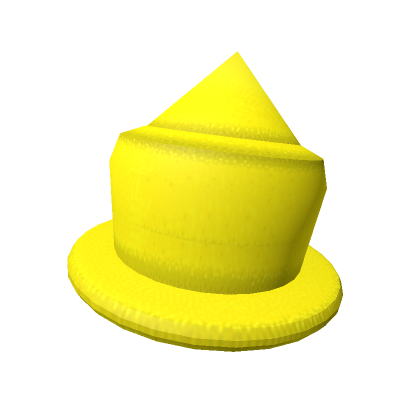 Roblox Item Yellow Top Hat with Spike