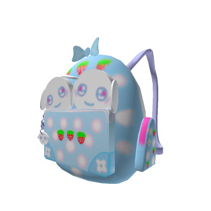 Cute Kawaii Bunny Backpack 3.0 | Aesthetic Blue's Code & Price - RblxTrade