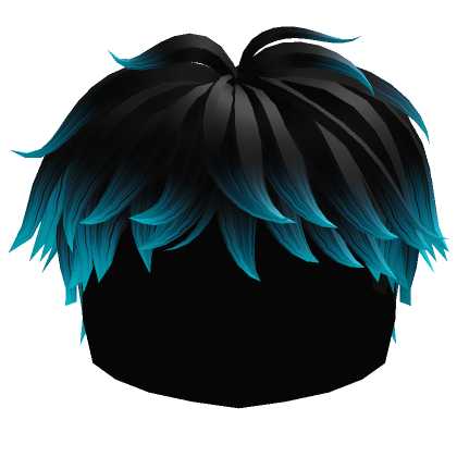 Cute Black to Blue Boy Hair's Code & Price - RblxTrade