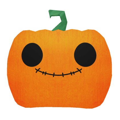 Roblox Item cute pumpkin face orange
