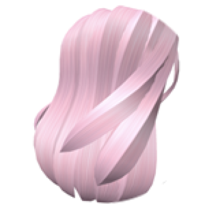 Flowy hair in pastel pink - Roblox